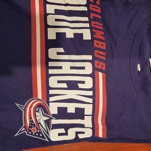 Blue jackets shirt